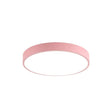 Modern Kids’ Bedroom Ceiling Light: Acrylic Round Flush Mount Pink / 12’ Warm