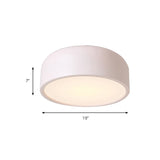 Nordic Led Ceiling Light For Kids Bedroom With Acrylic Dome Shade