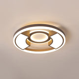Modern Acrylic Flush Ceiling Light - 16 / 19.5 Dia Led Warm/White
