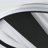 Modern Black Acrylic Living Room Ring Ceiling Light