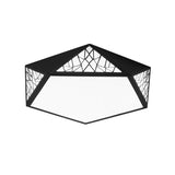 Modern Acrylic Led Ceiling Lamp | Slim Panel Pentagon Flush Mount Child Bedroom