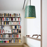 Nordic Style Cement Cone Pendant Lighting - 1 Light Black/White/Brown Hanging