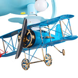 Contemporary Cloud & Glider Semi Flush Mount Ceiling Light For Kindergarten