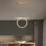 Simplicity Led Gold Hanging Lamp Kit With Warm/White Light