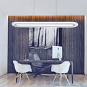 Modern Oval Led Ceiling Pendant Light Kit In Warm/White/Natural 16’/23.5’/31.5’ Wide White / 16’