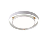 Red Nordic Style Flush Mount Light - Acrylic Metal Ceiling Lamp For Kindergarten White / 16