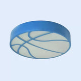 Cartoon Basketball Ceiling Lamp For Babys Room And Hallway