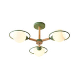 Nordic Style White Sphere Ceiling Light With Frosted Glass Shade - Elegant Dining Room Mount Ring