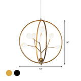 Swig Hallway Boutique Chandelier - Sleek Metal Pendant Lighting With 9 Creative G9 Lights