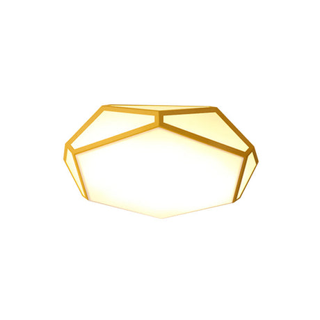 Hexagon Led Ceiling Light In Nordic Candy Colors For Corridors