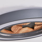Kids Acrylic Modern Led Ceiling Lamp Slim Circle Design With Star Pattern Ideal For Bedroom