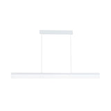 Minimalist Led Pendant Light In Black White Or Brown - Warm Natural Lighting 31.5 39 47 Wide