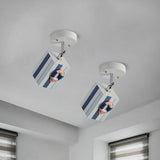 Modern 1-Light Resin Starfish Ceiling Light Decoration