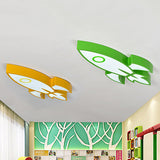 Contemporary Space Themed Ceiling Light For Childs Bedroom - Acrylic Mount