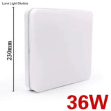 18W 24W 36W 48W Led Square Panel Light Surface Mounted Led Ceiling Light Lampada Lamp / 85-265V Warm