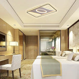 Square Nordic Flush Mount Light With Integrated Led And Warm/White Options 16 - 35.5’ Widths
