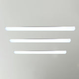 Modern Silver Led Flush Mount Ceiling Light In Various Sizes
