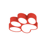 Hallway Home Paw Led Flushmount Ceiling Light - Acrylic Kids Lovely Design