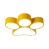 Hallway Home Paw Led Flushmount Ceiling Light - Acrylic Kids’ Lovely Design