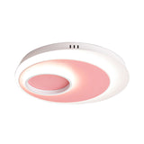 Modern Geometric Flush Nordic Metal & Acrylic Integrated Led Ceiling Light