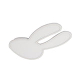 Bunny Ceiling Lamp For Baby Girls Room - Acrylic Led Mount Light With Eye-Care Technology