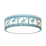 Modern Acrylic Flush Mount Ceiling Light: Perfect For Kids Bedroom