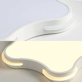 Modern White Star Led Ceiling Lamp For Boys Bedroom