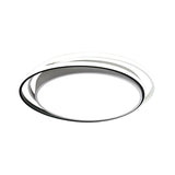 15’/19’ Extra-Thin Round Flush Mounted Led Ceiling Lamp - Minimalistic Acrylic Design In
