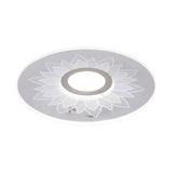 Kids Cartoon Led White Ceiling Lamp With Acrylic Flower Design