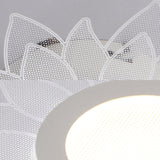 Kids Cartoon Led White Ceiling Lamp With Acrylic Flower Design