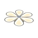 White Flower Study Room Led Ceiling Lamp- Acrylic Creative Design