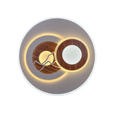 Sleek Acrylic Led Flush Mount Ceiling Light For Corridors Contemporary White Design