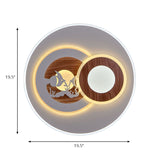 Sleek Acrylic Led Flush Mount Ceiling Light For Corridors Contemporary White Design