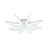 Romantic White Wing Flush Led Ceiling Lamp For Baby Room