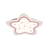Art Deco Star Shape Ceiling Light For Kids Bedroom - Acrylic Flush Mount