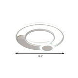 Acrylic Led Ceiling Light For Living Rooms - Simple & Eye-Caring
