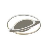 Contemporary Planet Ceiling Light: Stylish Acrylic Flush Mount For Bedrooms
