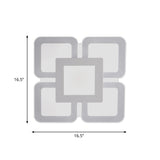 Modern Acrylic Led Flushmount Light In White - Available Various Sizes