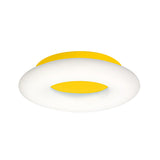 Doughnut Cartoon Flush Mount Ceiling Light For Kindergarten