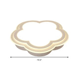 Modern Cloud Led Ceiling Light In White For Foyer