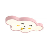 Cloudy Kid Bedroom Ceiling Light - Acrylic Cartoon Flush Mount