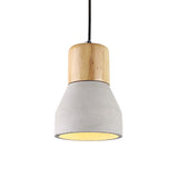 Nordic 1-Light Cement Bottle Pendant Suspension Light In Grey/Red/Green - Ideal For Restaurants