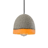 1-Head Nordic Grey Dome/Cone/Barn Ceiling Pendant - Kitchen Bar Hanging Light / A