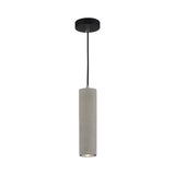 Tubular Led Nordic Ceiling Lamp - Bedside Pendant In White/Yellow Light 10.5/19.5 Tall
