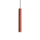 Terrazzo Fluted Pendant Lamp - Loft Style With Led Lighting White/Yellow/Blue