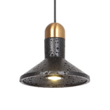 Marble Led Pendant Light Kit - Designer Black/White/Green Hanging Lamp For Living Room