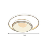 Contemporary Led Ceiling Mount Light For Nursing Rooms