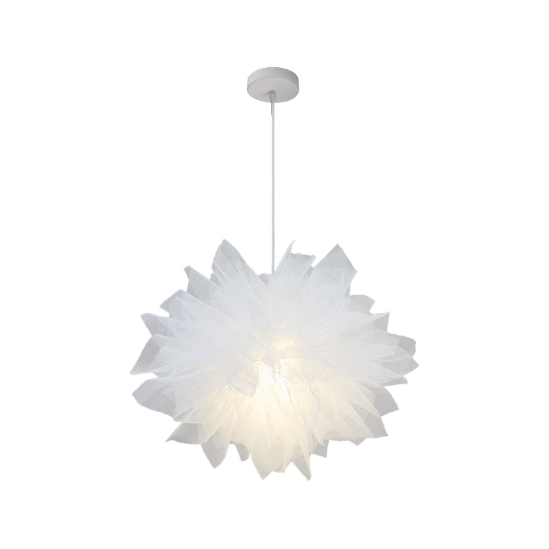 Nordic Pendant Light Kit - Feather Sheer Acrylic White