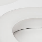 Modern Acrylic Led Ceiling Lamp - Stylish Y-Shaped Flush Light In White For Foyer Or Hotel