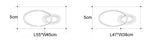 Modern Simple Circle Warm Room Living Led Ceiling Lamp